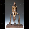 European naked fat lady sculpture sexy nude lying woman figures statue